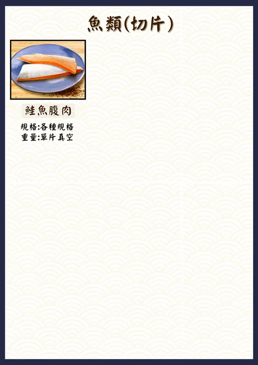 988 廚房魚類切片（二）型錄頁